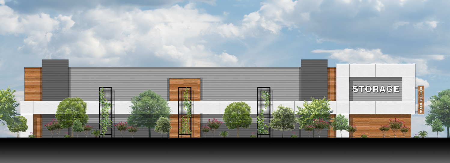 2D architectural rendering of the McCullough Storage facility