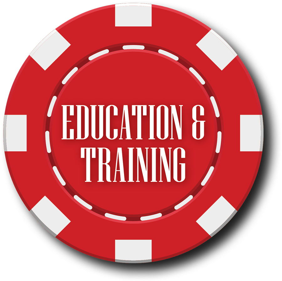 Education & Training poker chip