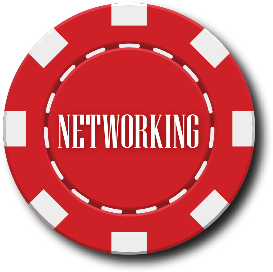 Networking poker chip