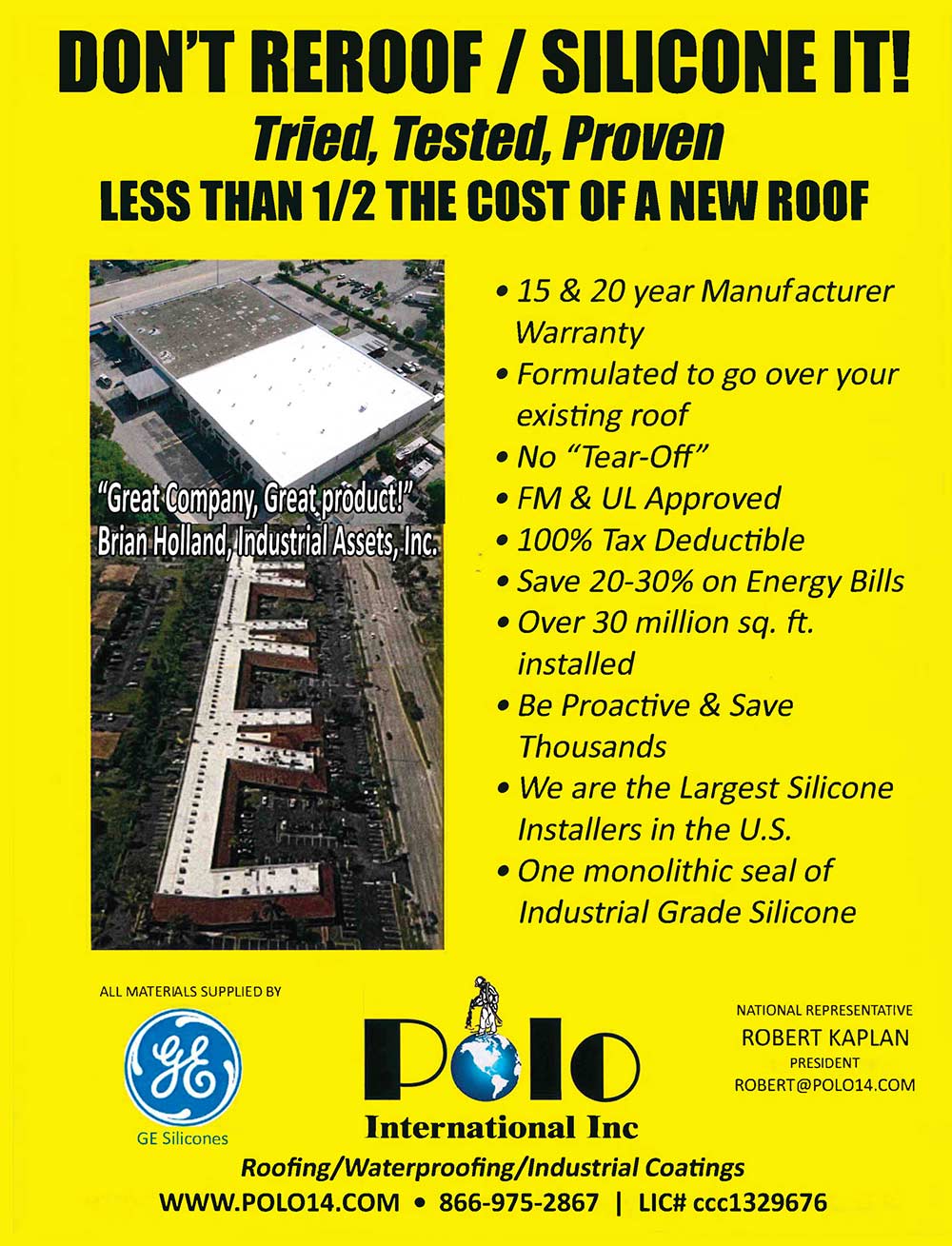 Polo International Inc. Advertisement