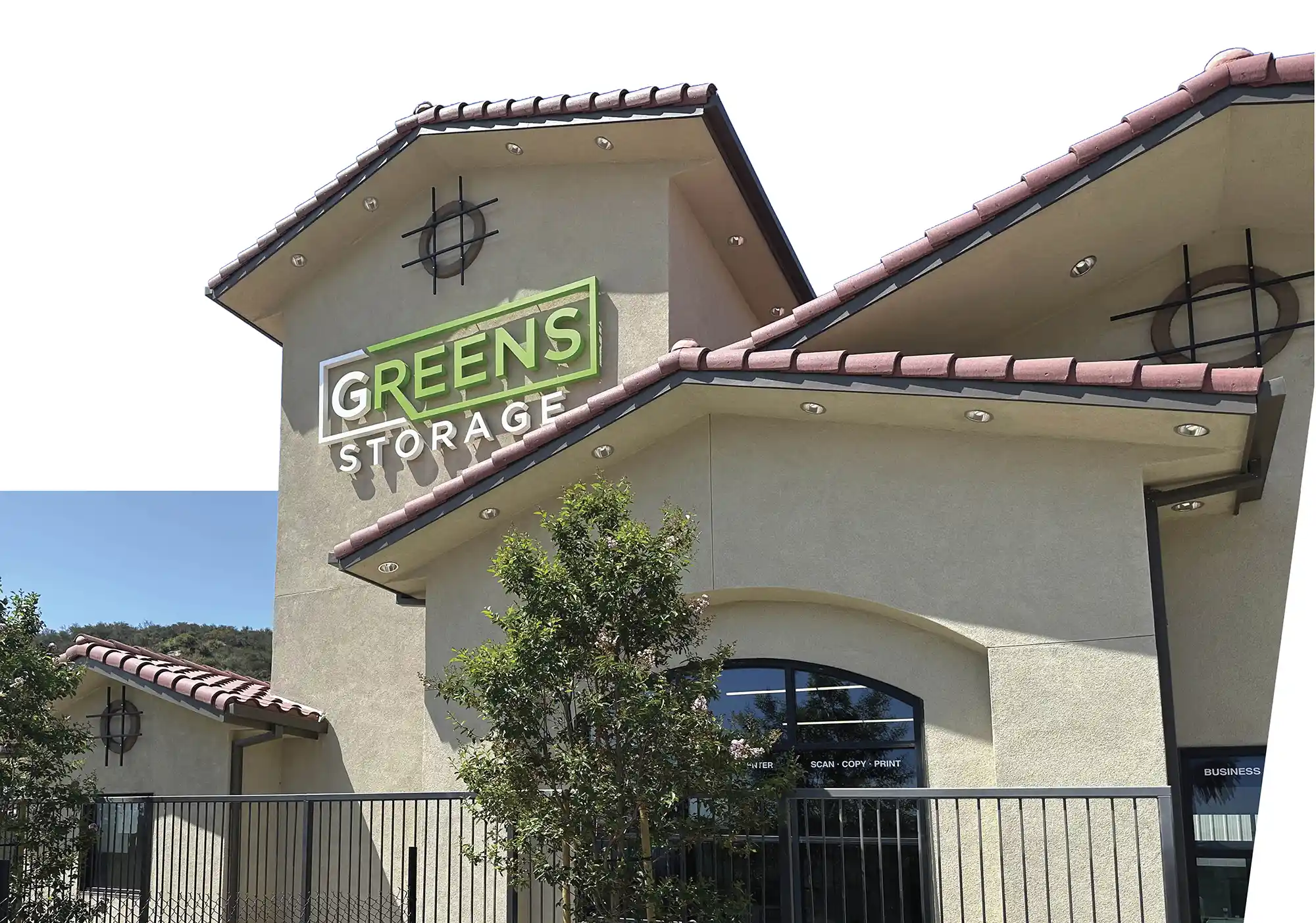 Greens Storage building