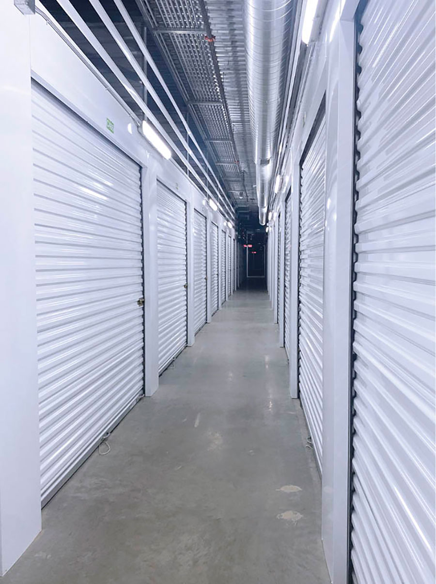 storage facility hallway