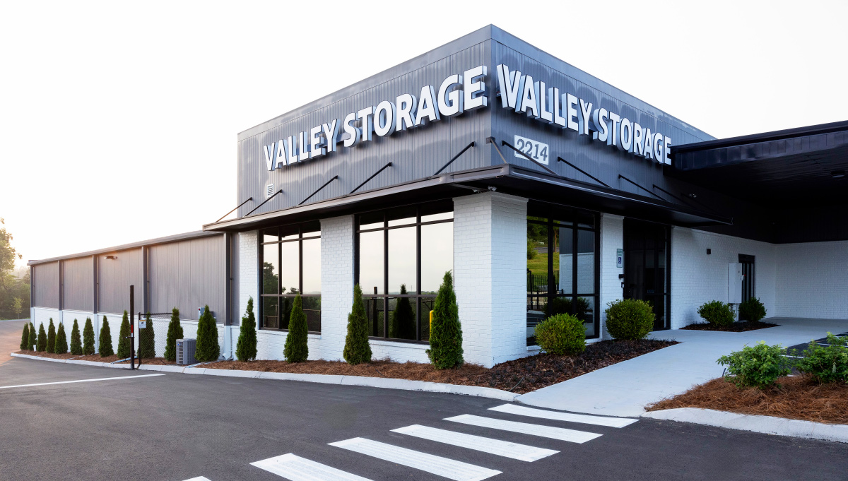 front outside view of Valley Storage building