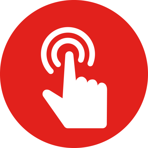 hand pointing upwards icon