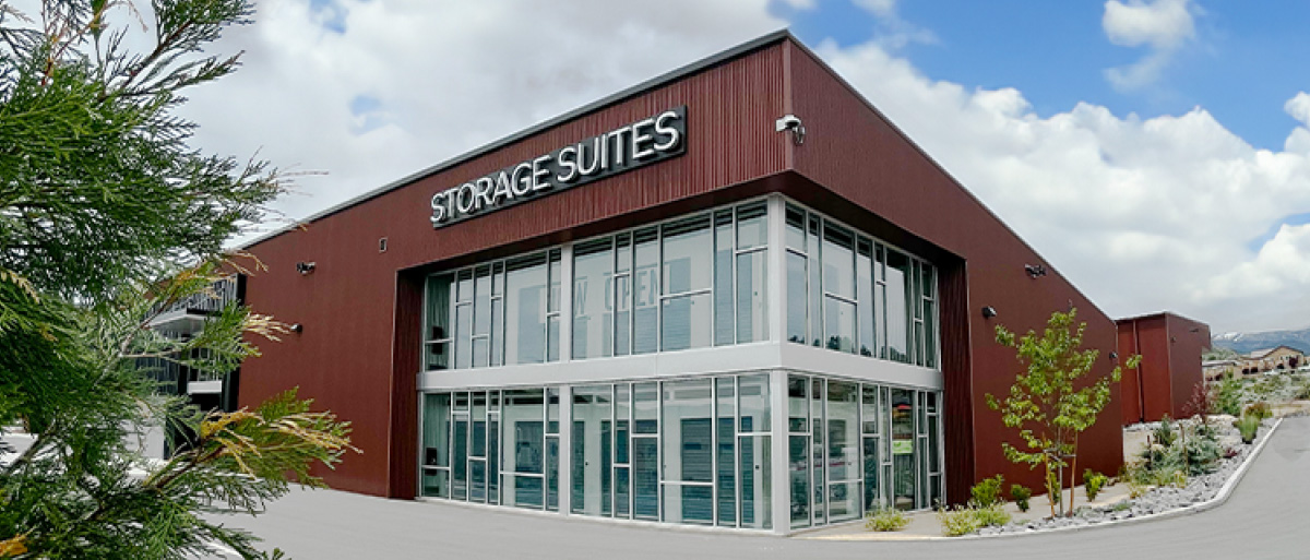 front outside view of Storage Suites building