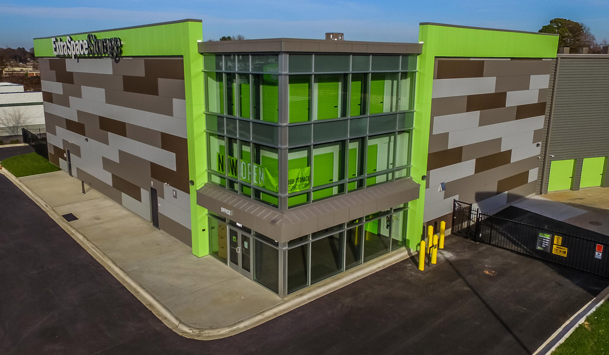 three story storage facility 