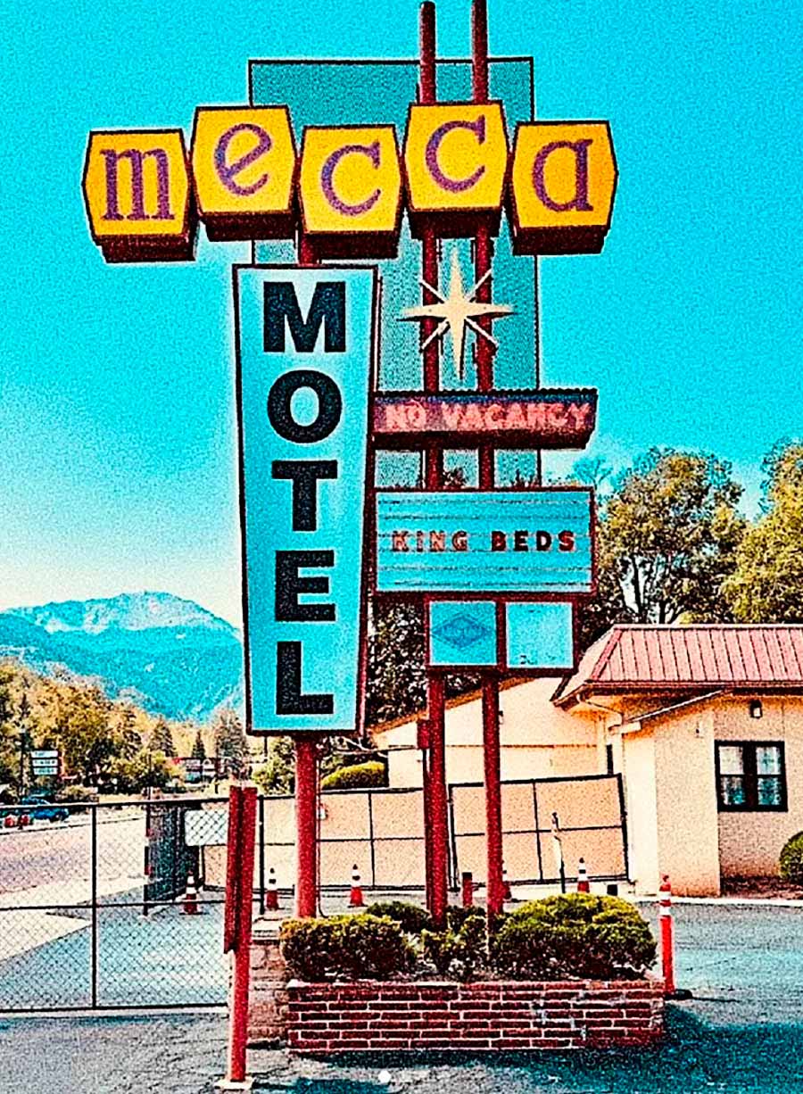 Colorado's independent Mecca Motel in the 1950s