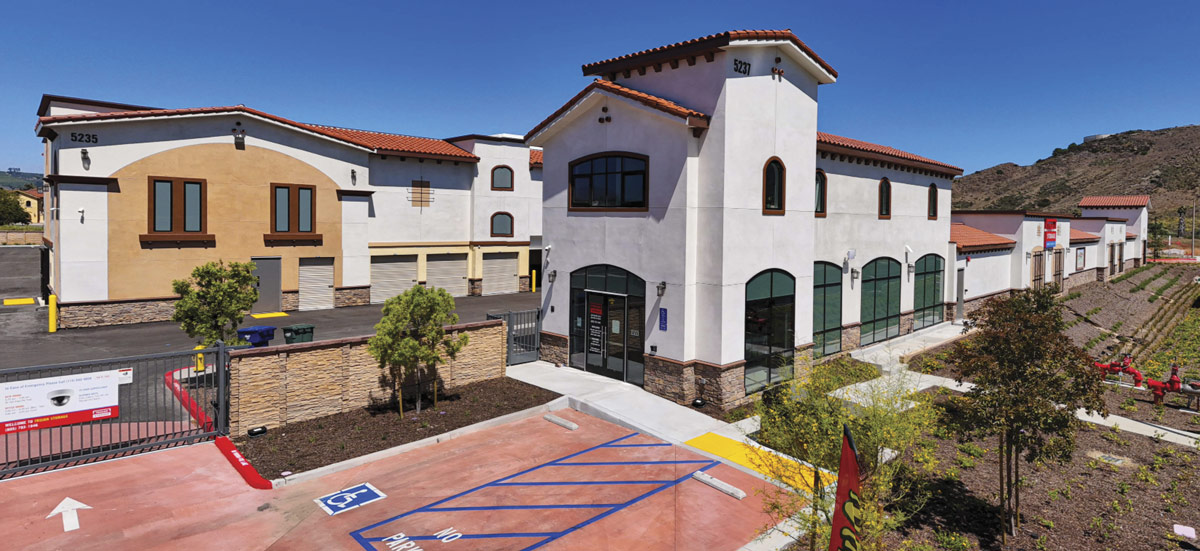 entrance of a Trojan Storage Facility