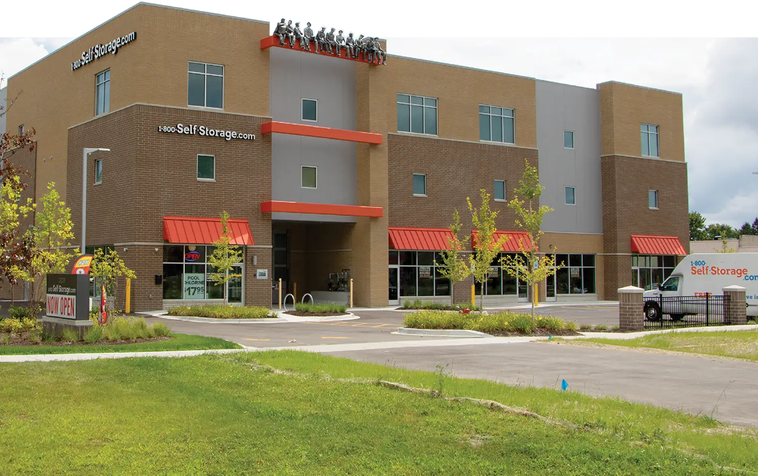 exterior of 1-800-Self-Storage in Southfield, Mich.