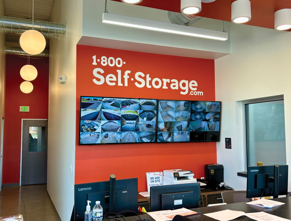 inside a 1-800-Self-Storage office