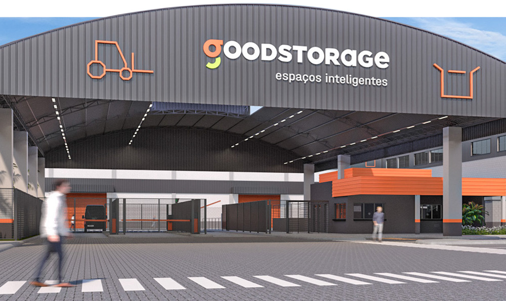 rendering of a large Good Storage Espaços Inteligentes service facility