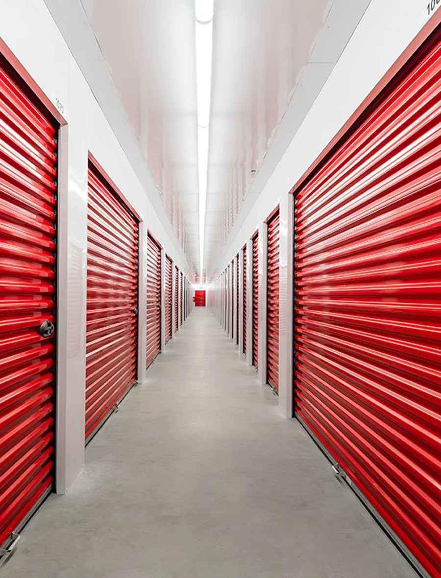 interior hallway at the Access Storage facility