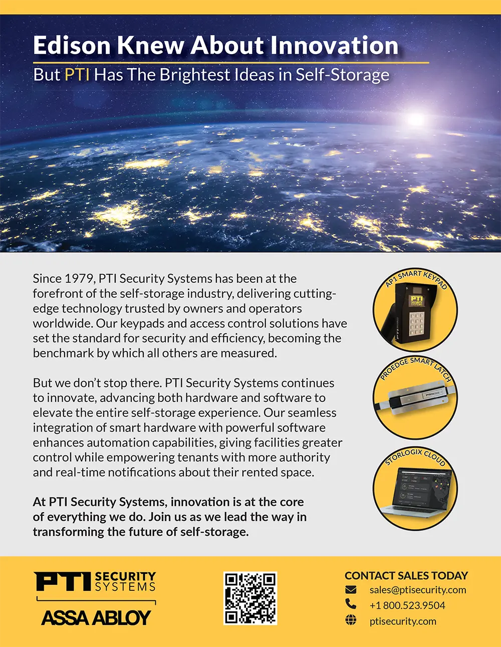 PTI Security Systems Advertisement