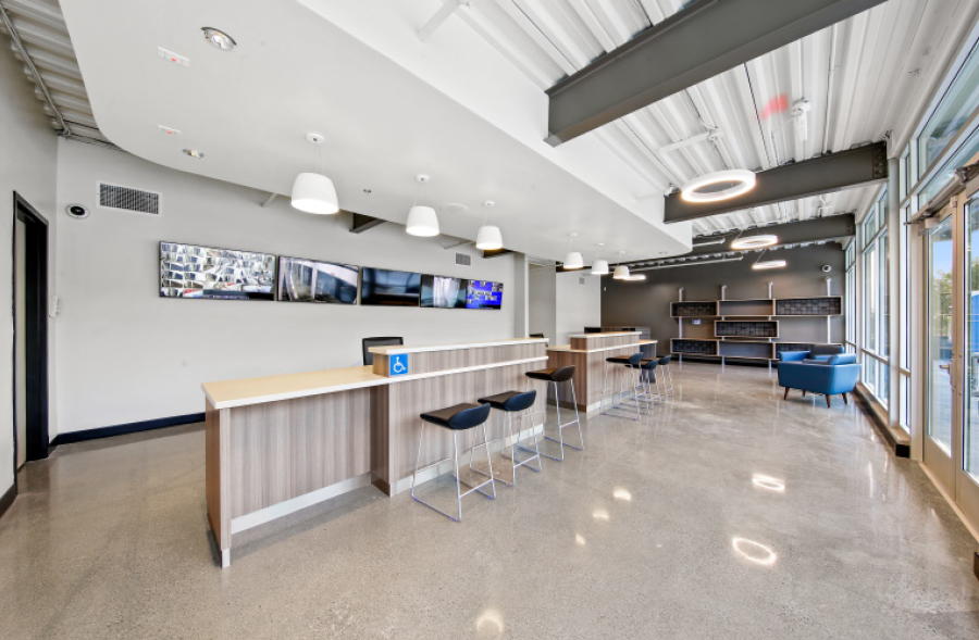 indoor facility lobby