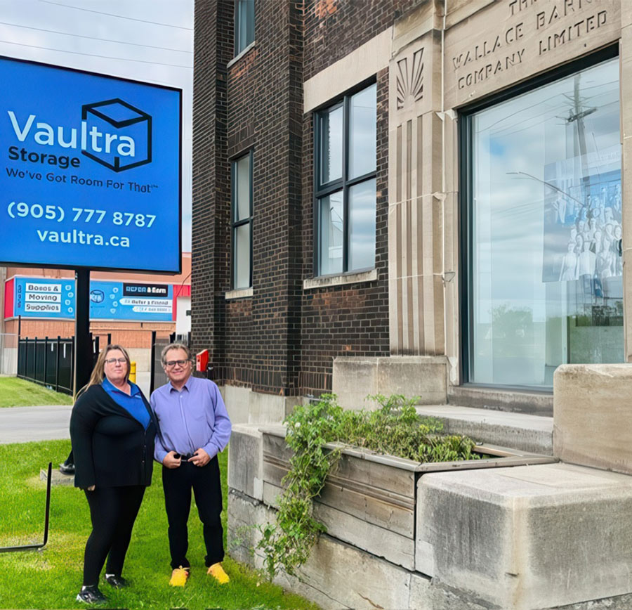 Outside a Vaultra Storage location