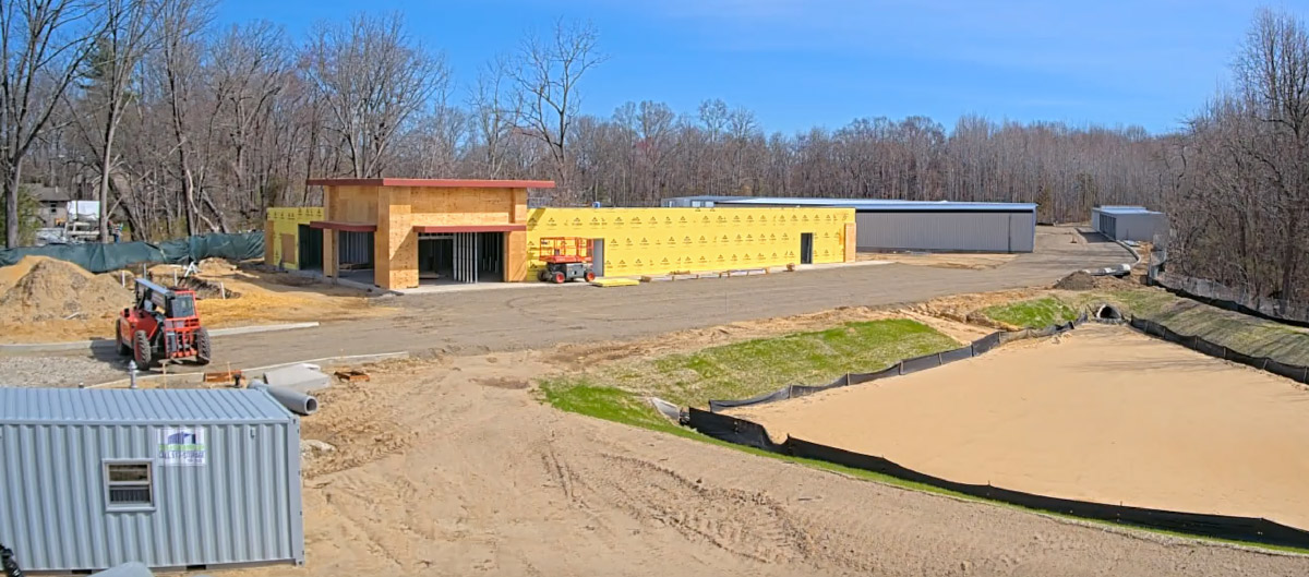 view of Storage Authority facility under construction