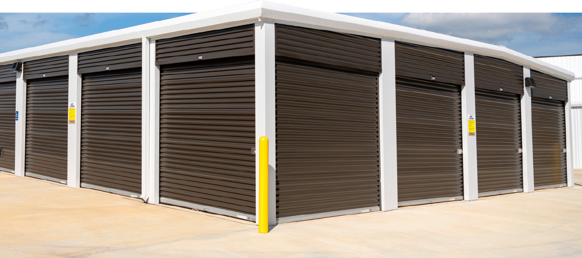 outside view of storage units