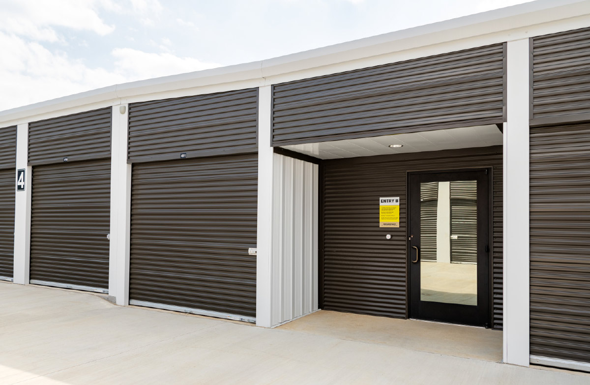 outside view of storage units