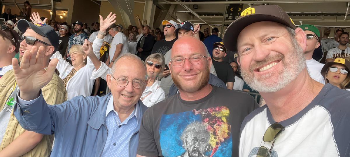 Michael Clark and his sons, Joey and Mac