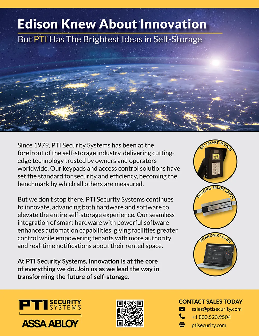 PTI Security Systems Advertisement