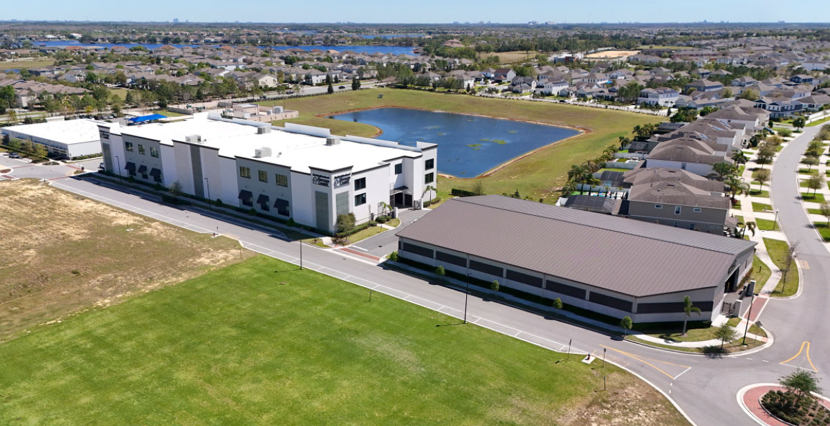 aerial view of My Neighborhood Storage facility