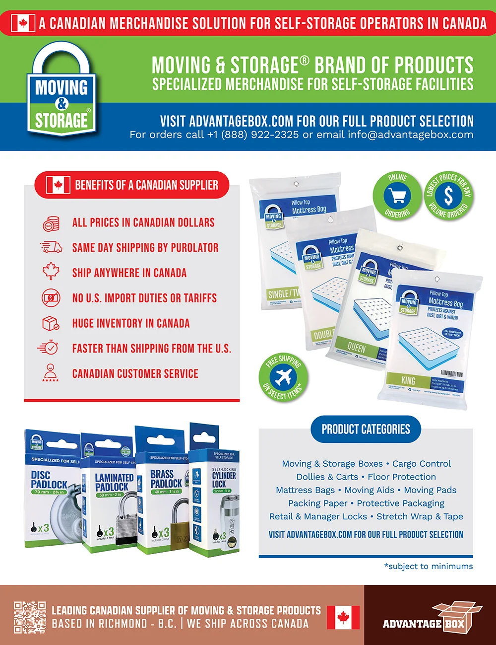 Advantage Box Company Advertisement