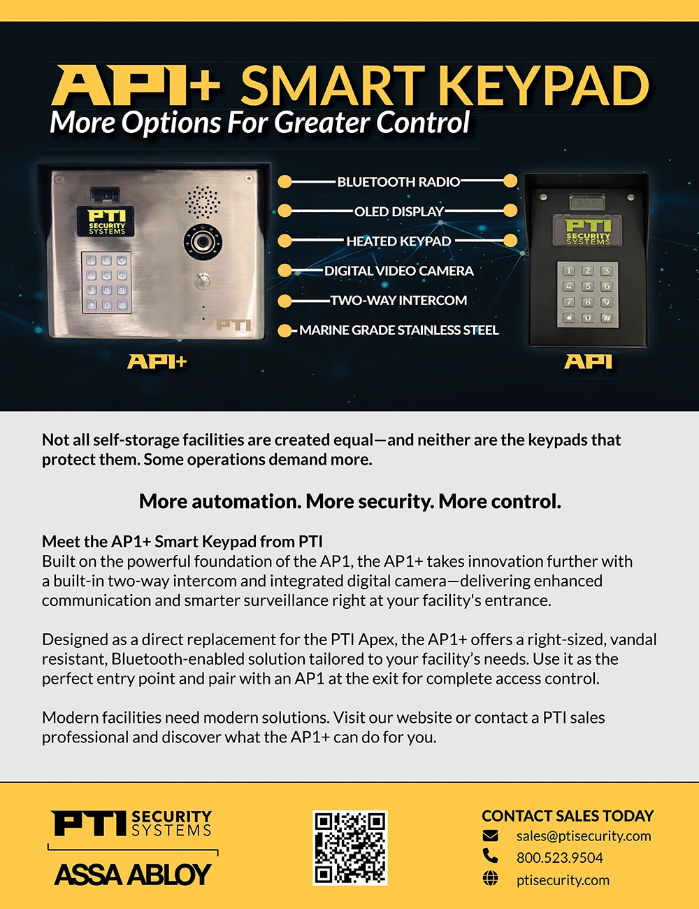PTI Security Systems Advertisement