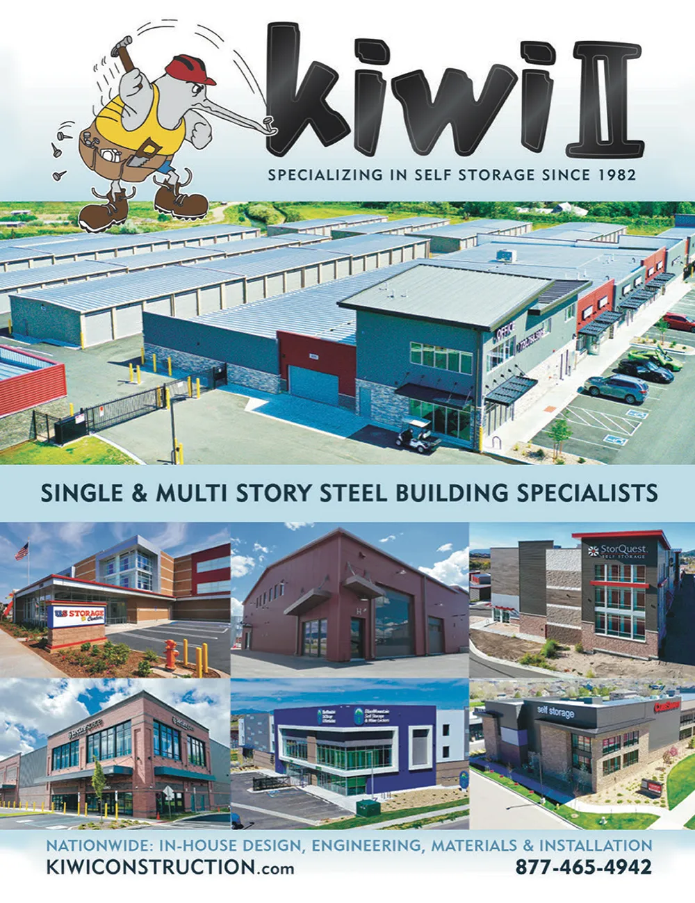 Kiwi II Construction Inc. Advertisement