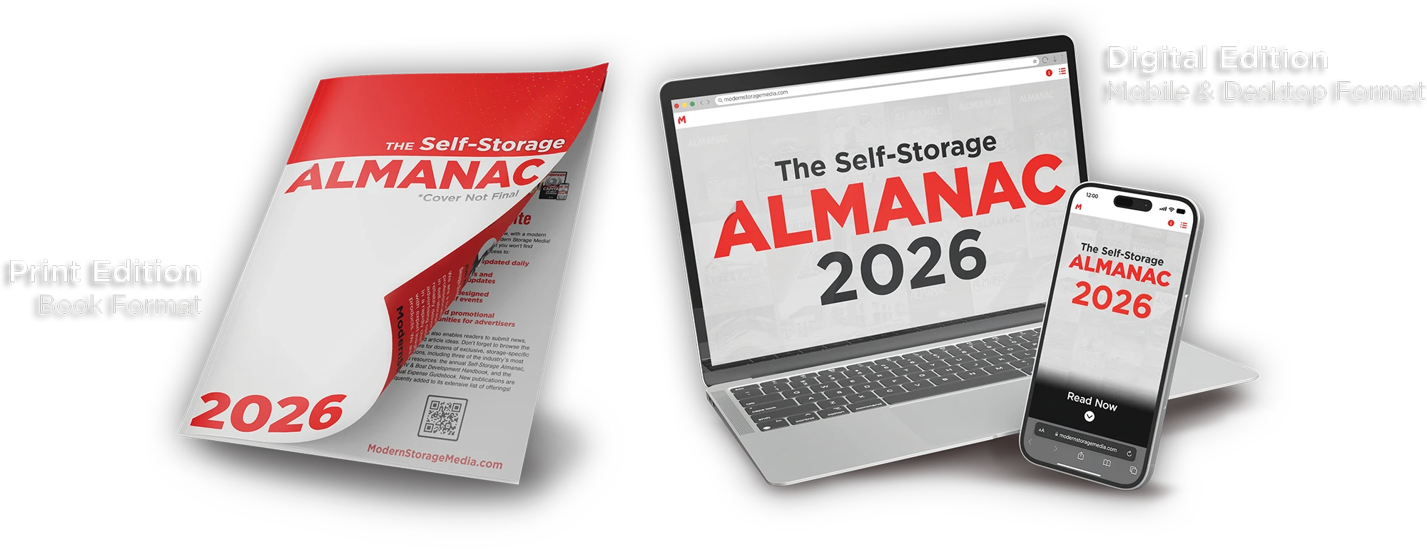 The Self-Storage Almanac 2026 Print Edition Book Format and Digital Edition Mobile and Desktop Format