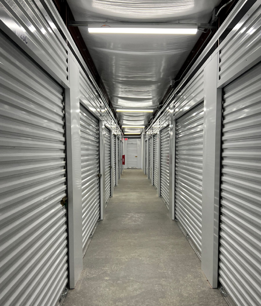 storage facility hallway
