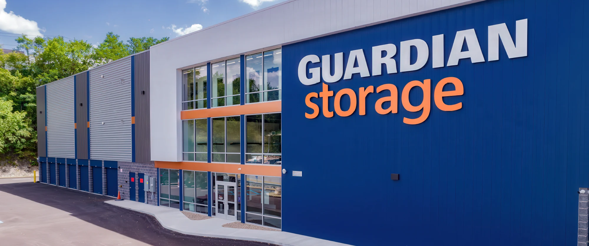 outdoor view of Guardian Storage