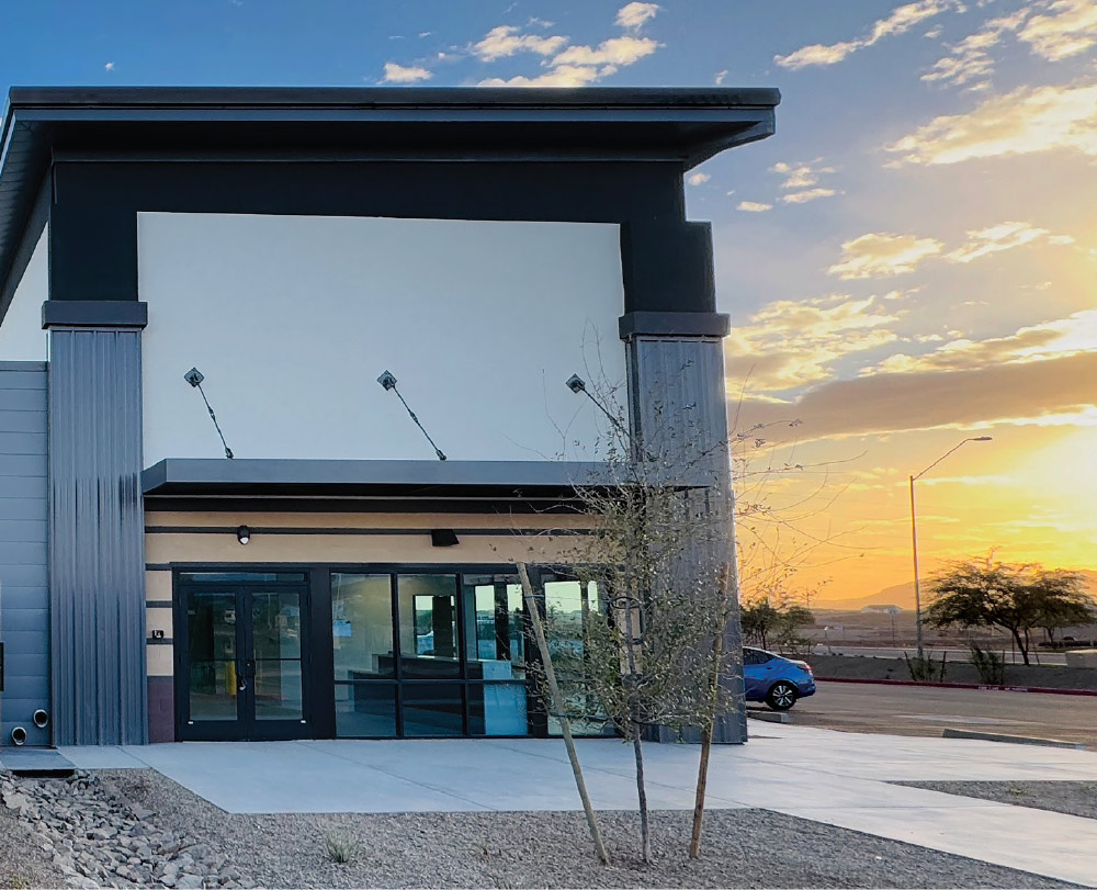 outdoor view of Storelocal Storage facility entrance 