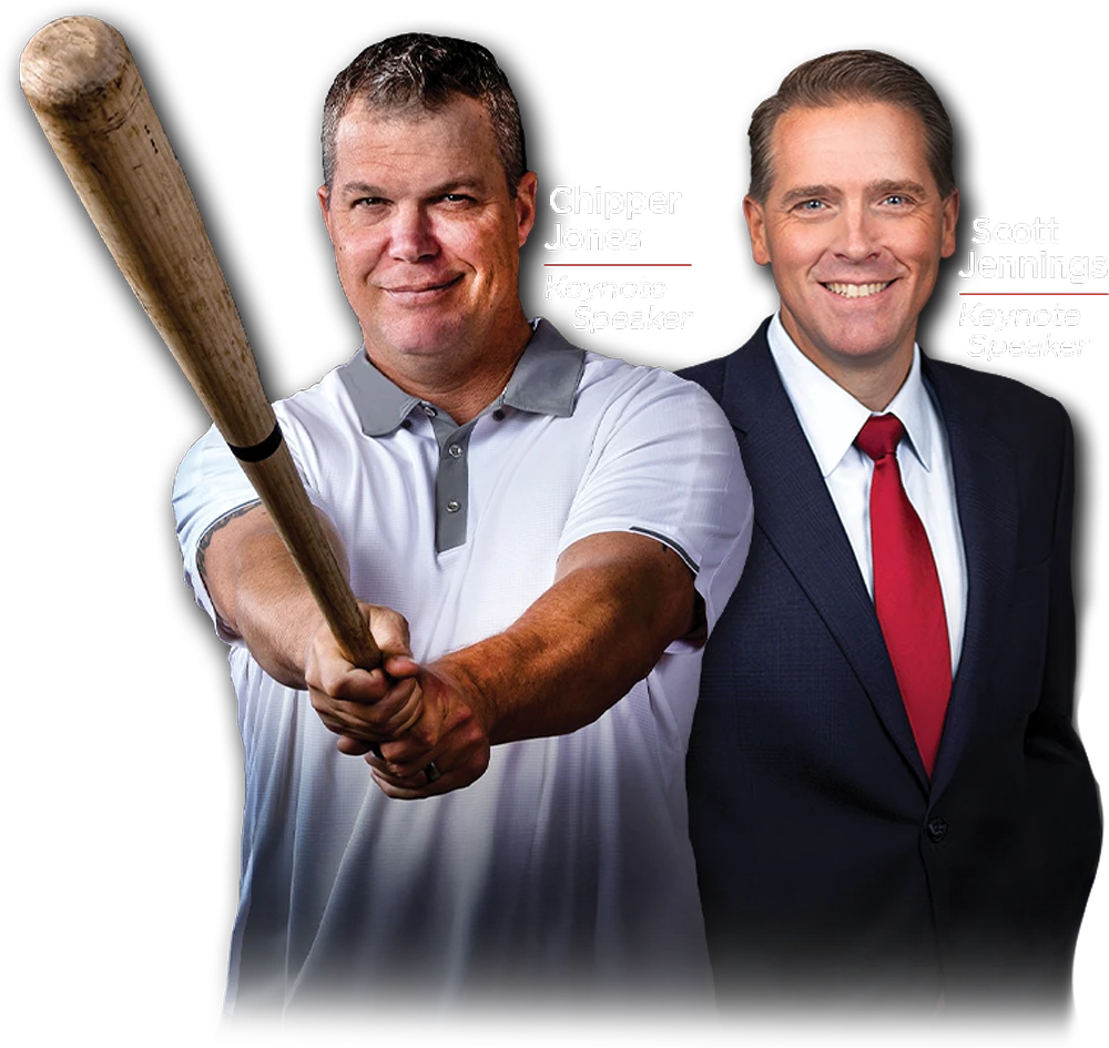 keynote speakers Chipper Jones and Scott Jennings