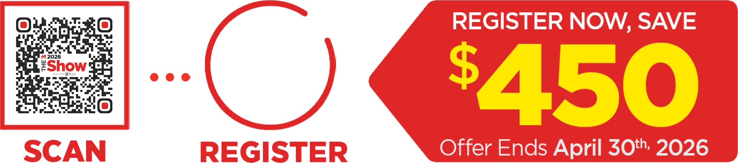 Register Now, Save $450. Offer Ends April 30th, 2026