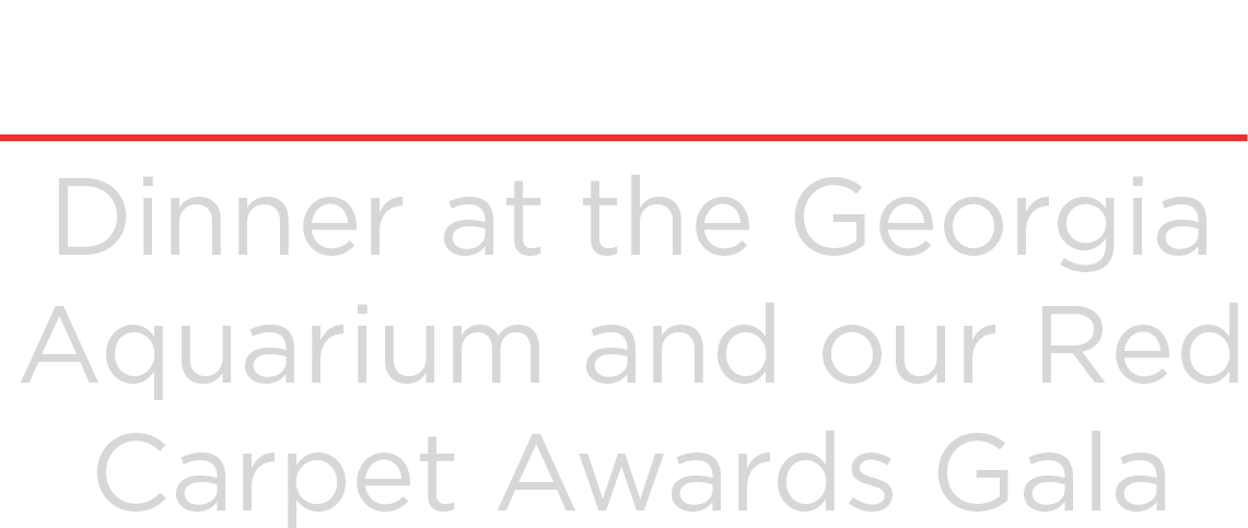Elevated Events: Dinner at the Georgia Aquarium and our Red Carpet Awards Gala