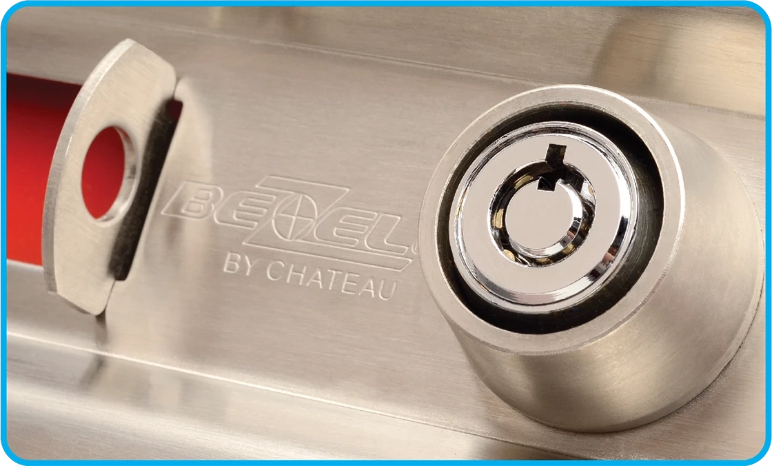 close up of lock