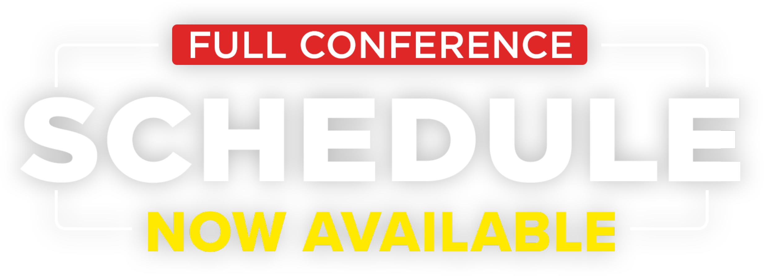 Full Conference Schedule Now Available