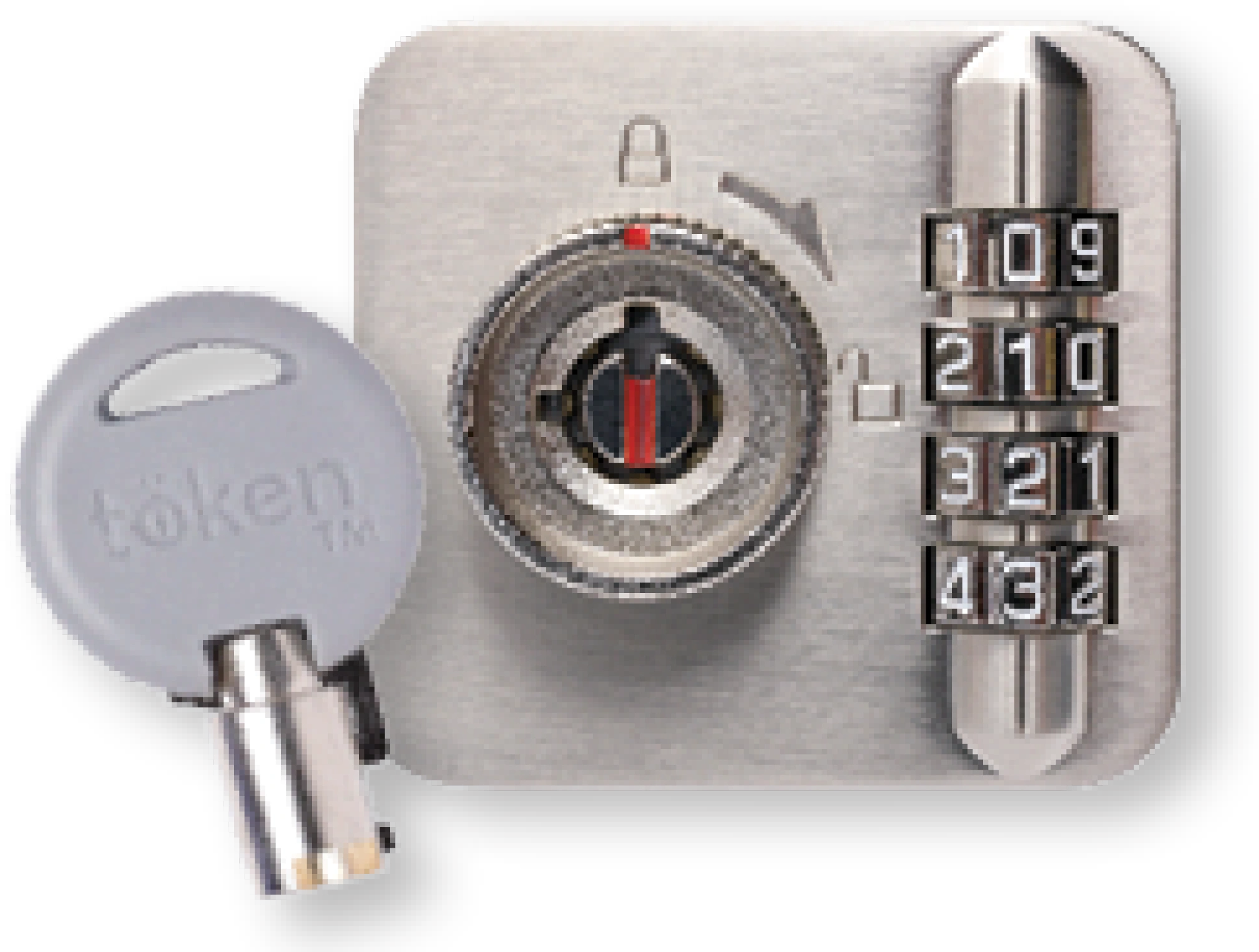 Token lock and key
