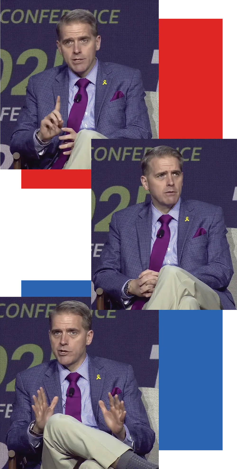 Scott Jennings speaking on a panel at a 2025 conference.